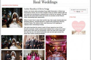 Devin & Amber | D Weddings Published | Dallas Wedding Photographer | Lyncca Harvey Photography